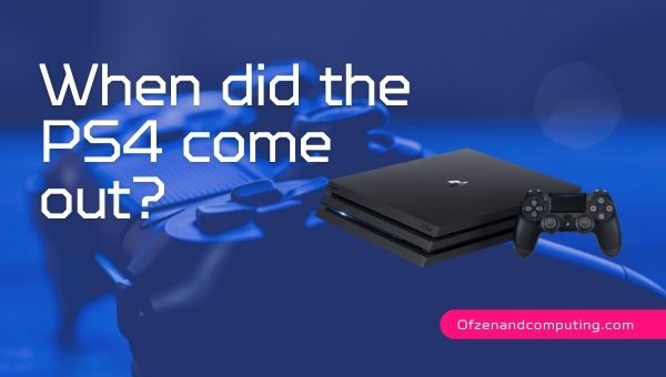 Wanneer kwam de PS4 uit? [PlayStation 4, Slim en Pro]