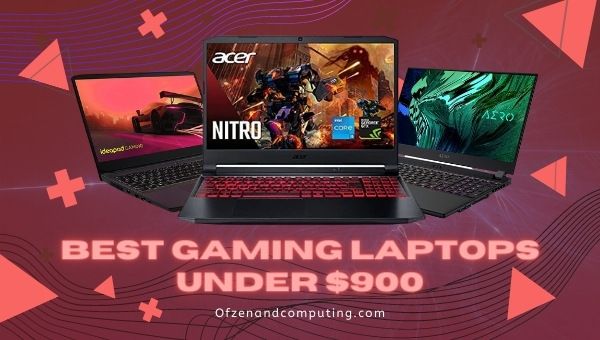 Melhores laptops para jogos abaixo de $900