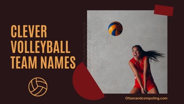 Clevere Volleyball-Teamnamen-Ideen (2024)