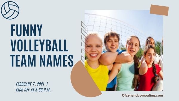 Idées amusantes de noms d’équipes de volley-ball (2024)