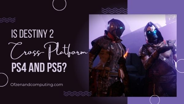 Est Destiny 2 multiplateforme PS4 et PS5