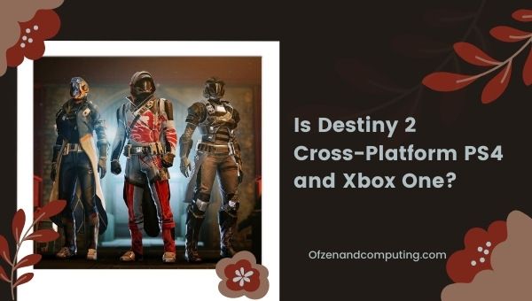 Est Destiny 2 multiplateforme PS4 et Xbox One