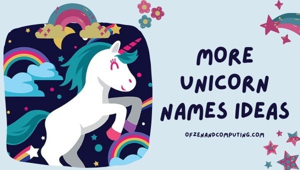 Lebih Banyak Idea Nama Unicorn