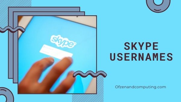 Idéias de nomes de usuário do Skype (2022)