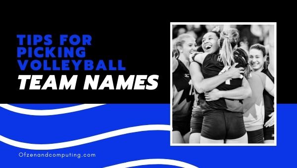 Conseils pour choisir un bon nom d’équipe de volleyball (2024)