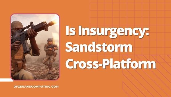 Insurgency: Sandstorm 2023'te Platformlar Arası mı?