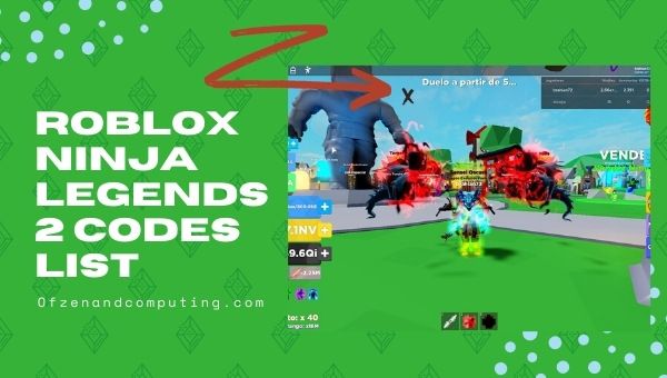 Roblox Ninja Legends 2 Codes List (maaliskuu 2024)