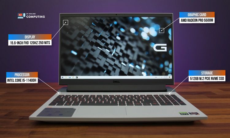 Laptop para juegos Dell G15