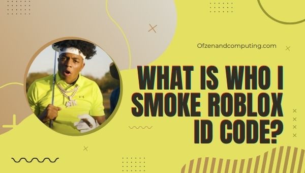 Что такое идентификационный код Who I Smoke Roblox?