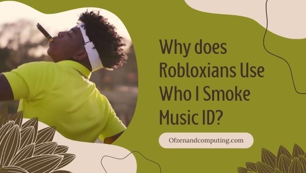 Почему роблоксианцы используют идентификатор Who I Smoke Music ID?