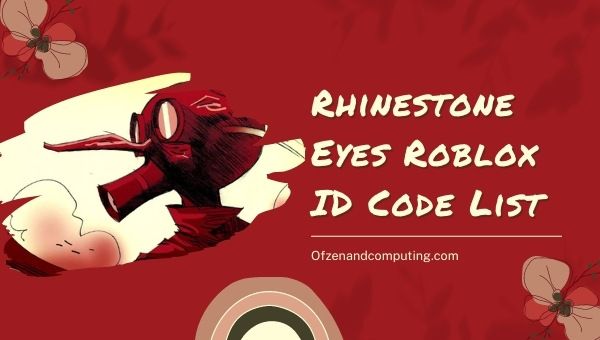 Rhinestone Eyes Roblox ID-codes (2022) Gorillaz lied / muziek