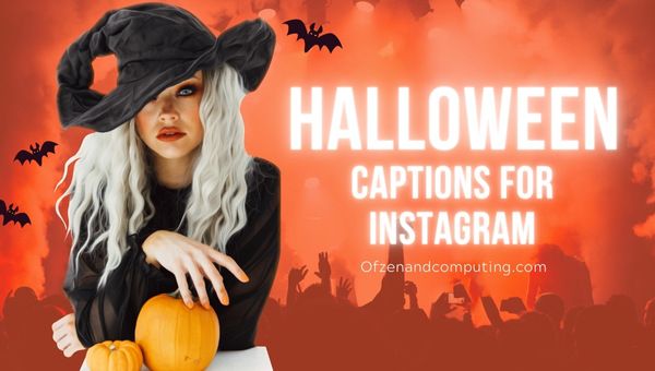 Halloween Captions For Instagram (2022) Cute, Funny