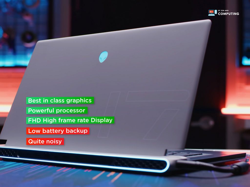 Laptop para juegos Alienware X17 R1 VR Ready 1