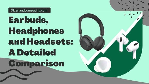 Fones de ouvido versus fones de ouvido