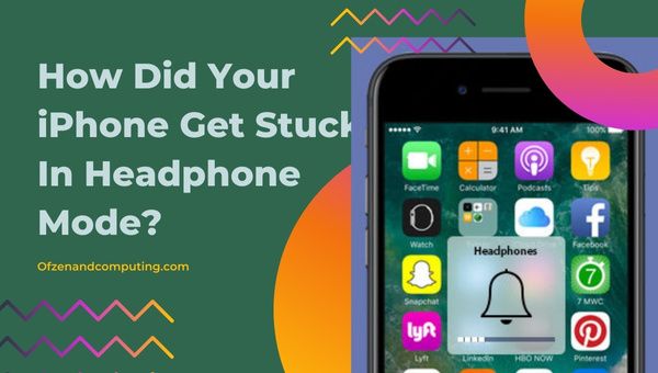 Wie kann es passieren, dass iPhones im Kopfhörermodus stecken bleiben?