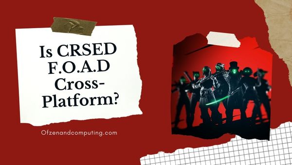 CRSED FOAD Çapraz Platform [cy]'de mi? [PC, PS4/PS5, Xbox]