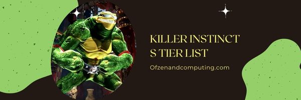 Killer Instinct S Tier List (2023)