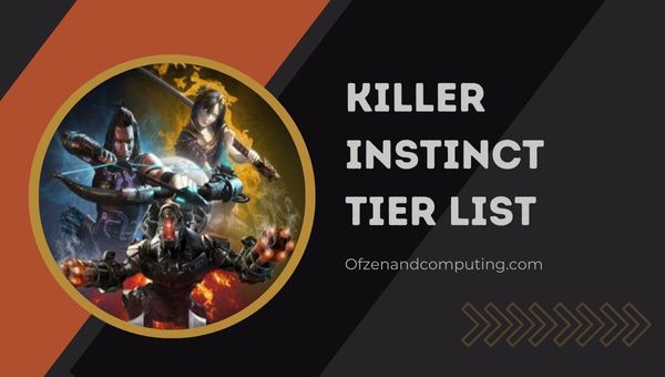 Killer Instinct Tier List ([nmf] [cy]) Karakter Terbaik