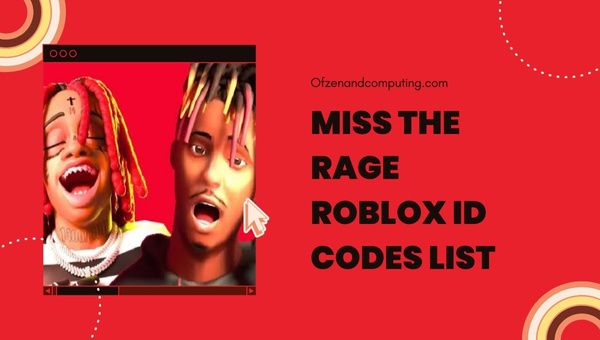 Senarai Kod ID Miss The Rage Roblox (2024)
