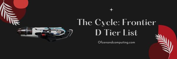 De Cycle Frontier D-niveaulijst (2024)