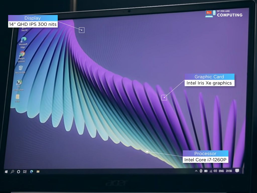 Laptop Acer Swift 3 Intel Evo Thin Light