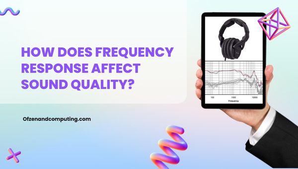 Comment la réponse en fréquence affecte-t-elle la qualité sonore ?