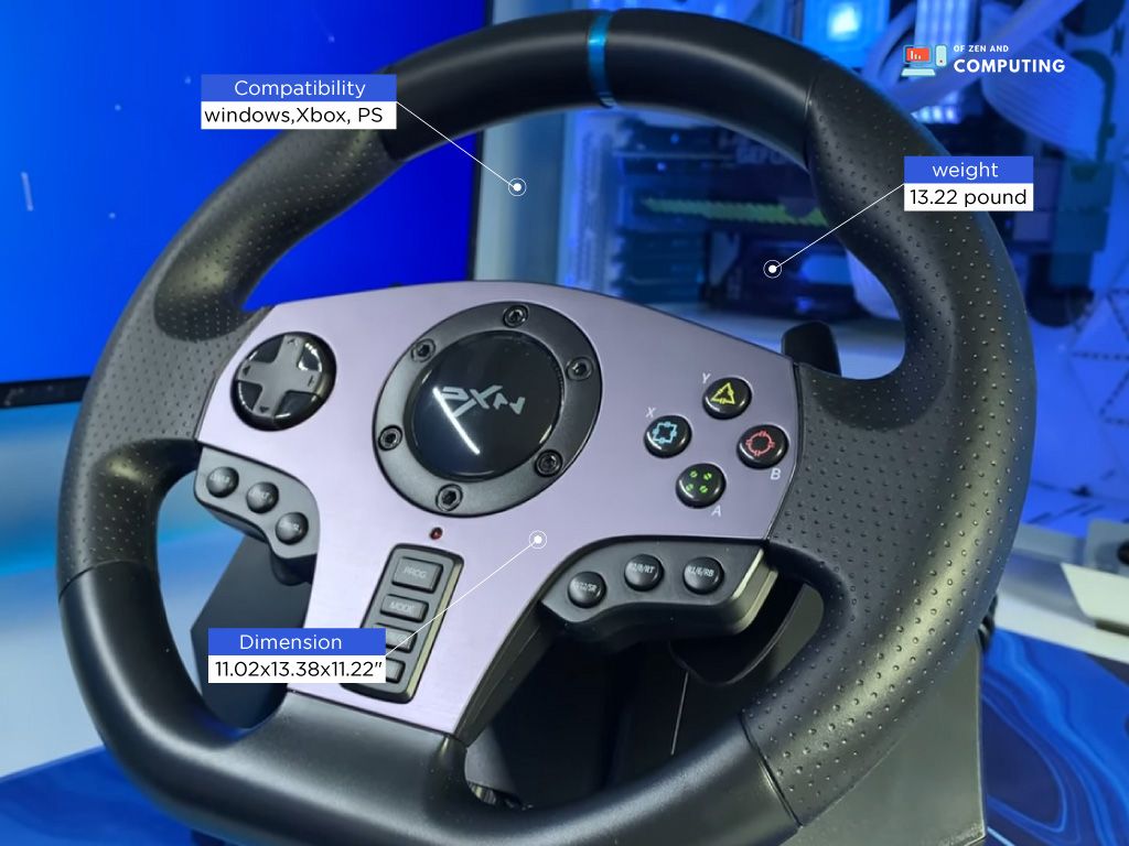 Wyścigowa kierownica do gier PXN V9