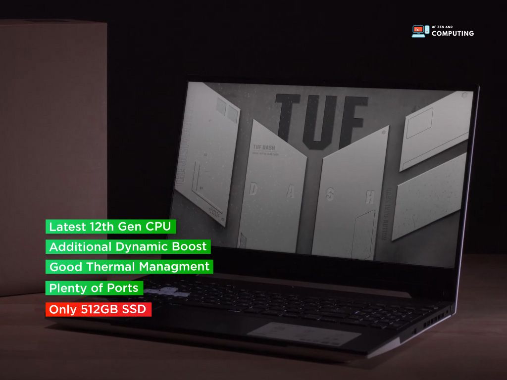 ASUS TUF Dash 15: i migliori laptop per eGPU