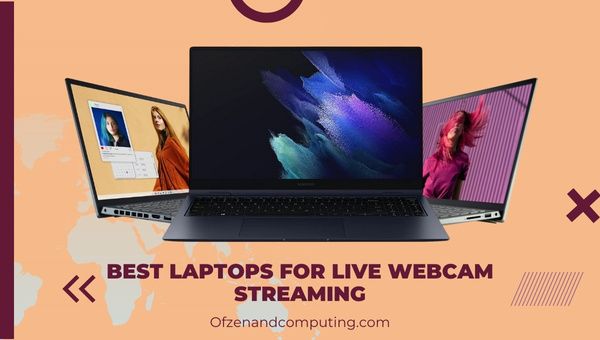 Laptops voor live webcamstreaming