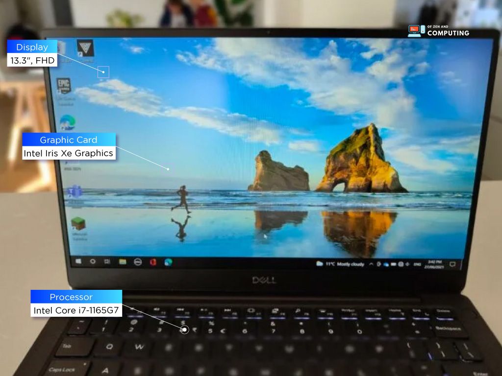 Laptop Dell XPS 13 9305: najlepsze laptopy z eGPU