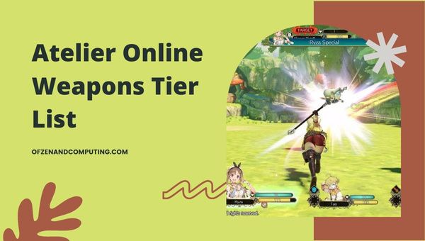 Список уровней онлайн-оружия Atelier (2022 г.)
