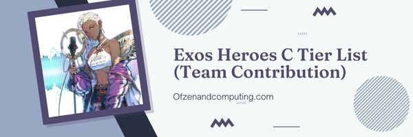 Elenco di livello C di Exos Heroes (contributo del team)