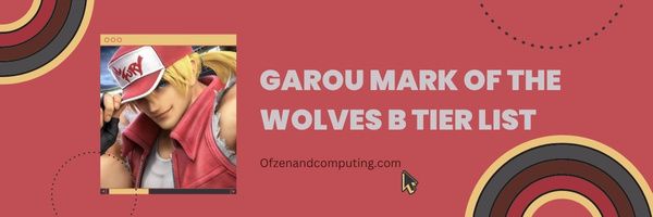 Lista poziomów B Garou Mark of the Wolves (2022)