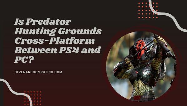 O Predator Hunting Grounds é uma plataforma cruzada entre PS4 e PC?