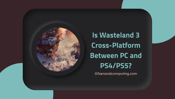 Wasteland 3 est-il multiplateforme entre PC et PS4/PS5 ?