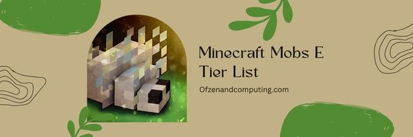 Список уровней Minecraft Mobs E (2022)