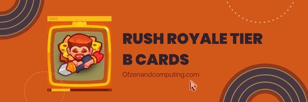 Уровневый список Rush Royale B (2022)