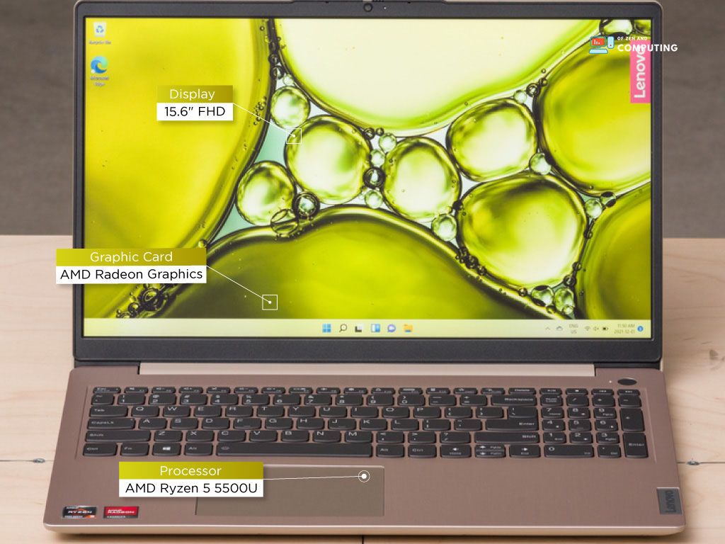Laptop Lenovo IdeaPad delgada y liviana