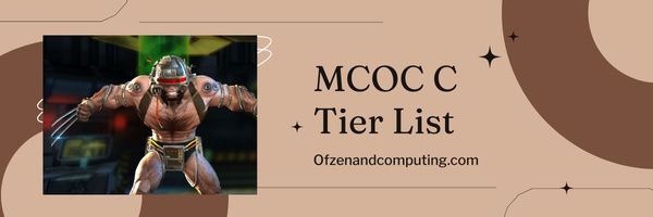 MCOC C-niveaulijst (2023)