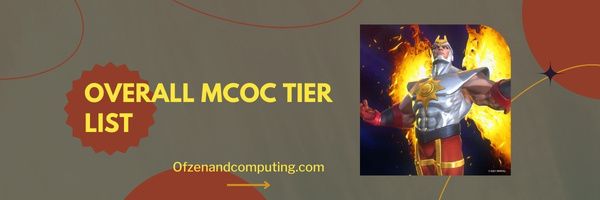 Overall MCOC Tier List (2023)