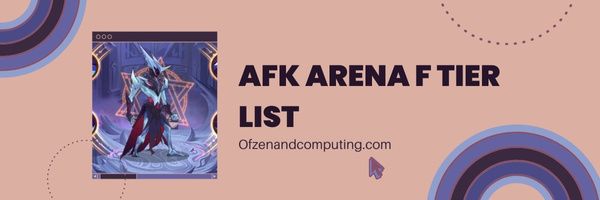 AFK Arena F-Rangliste (2023)