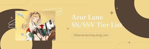 Azur Lane SS/SSV Katman Listesi (2023)
