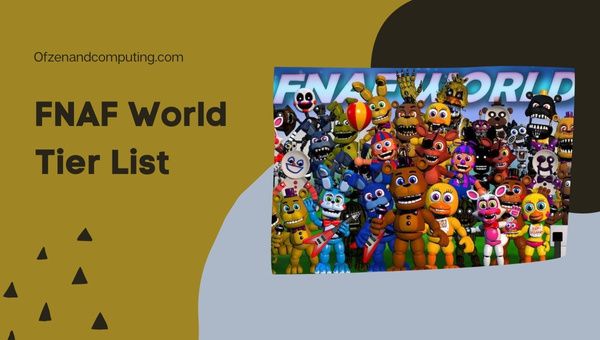 FNAF Character Tier List (December 2023) - Best Animatronics - MetaTierList