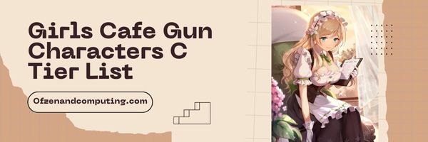 Lista de niveles C de personajes de Girls Cafe Gun (2024)