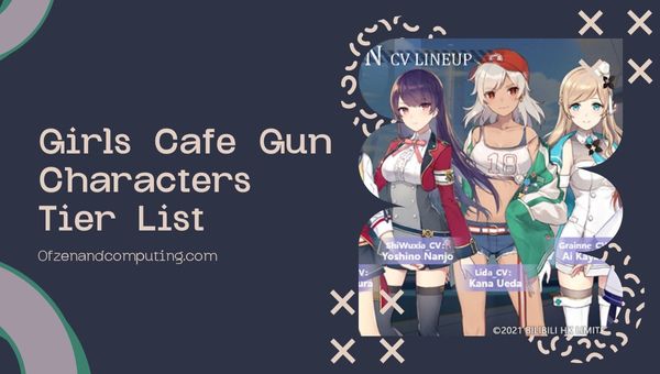 Уровневый список персонажей Girls Cafe Gun (2024)