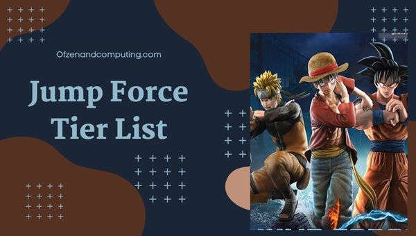 Lista de niveles de Jump Force (2023)