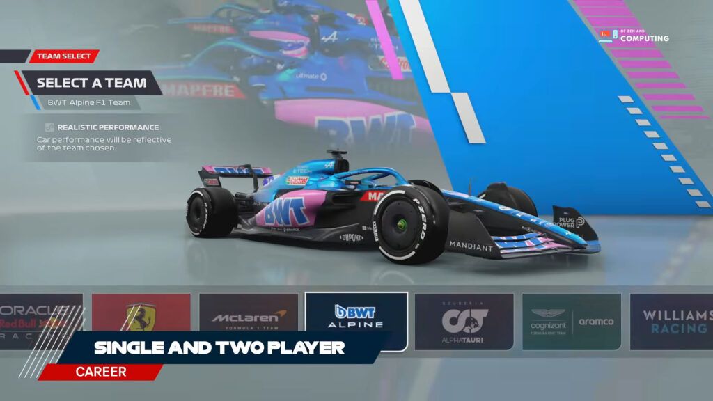 F1 2022 - เกมแข่งรถ PS5 ที่ดีที่สุด