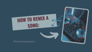 Wie man einen Song remixt