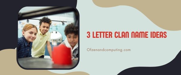 Ideen für Clannamen mit 3 Buchstaben (2023)