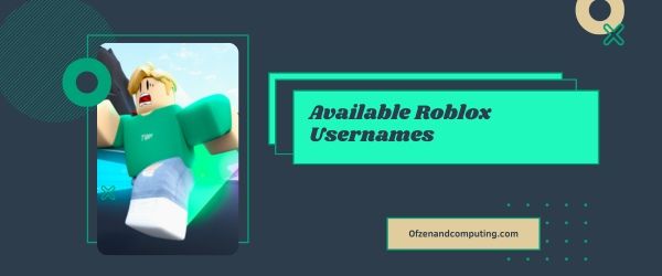 Nama Pengguna Roblox Tersedia 2023 (Nama)